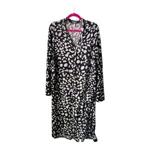 Celeste Leopard Print Button Cardigan